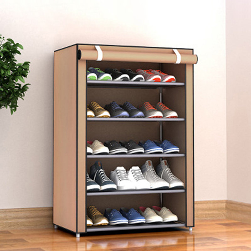 Rebrilliant Stainless Steel 15 Pair Stackable Shoe Rack & Reviews